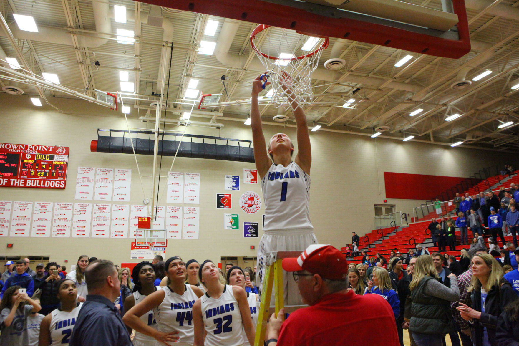 Gallery: Girls Basketball Sectional Finals - E.C. Central vs. Lake Central